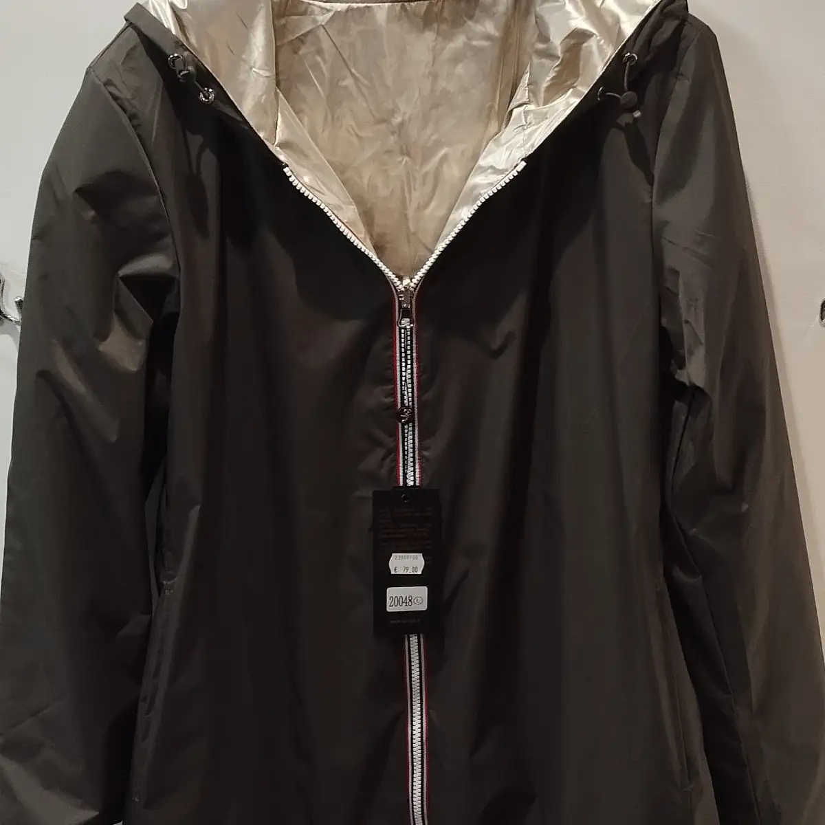 Veste imperméable réversible