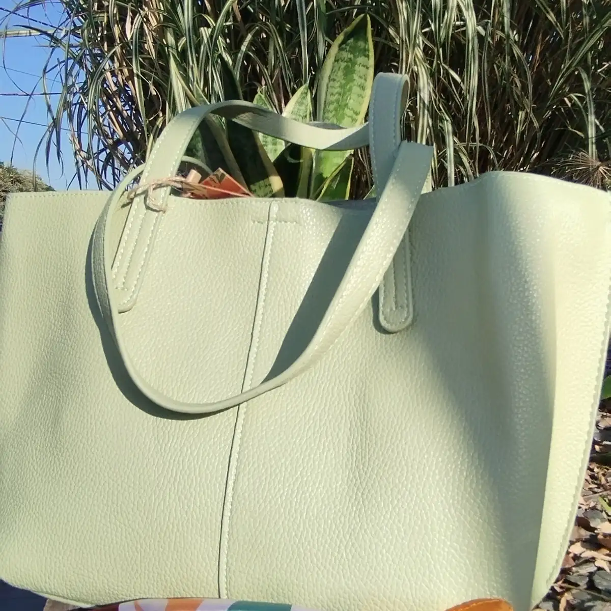 Sac vert amande