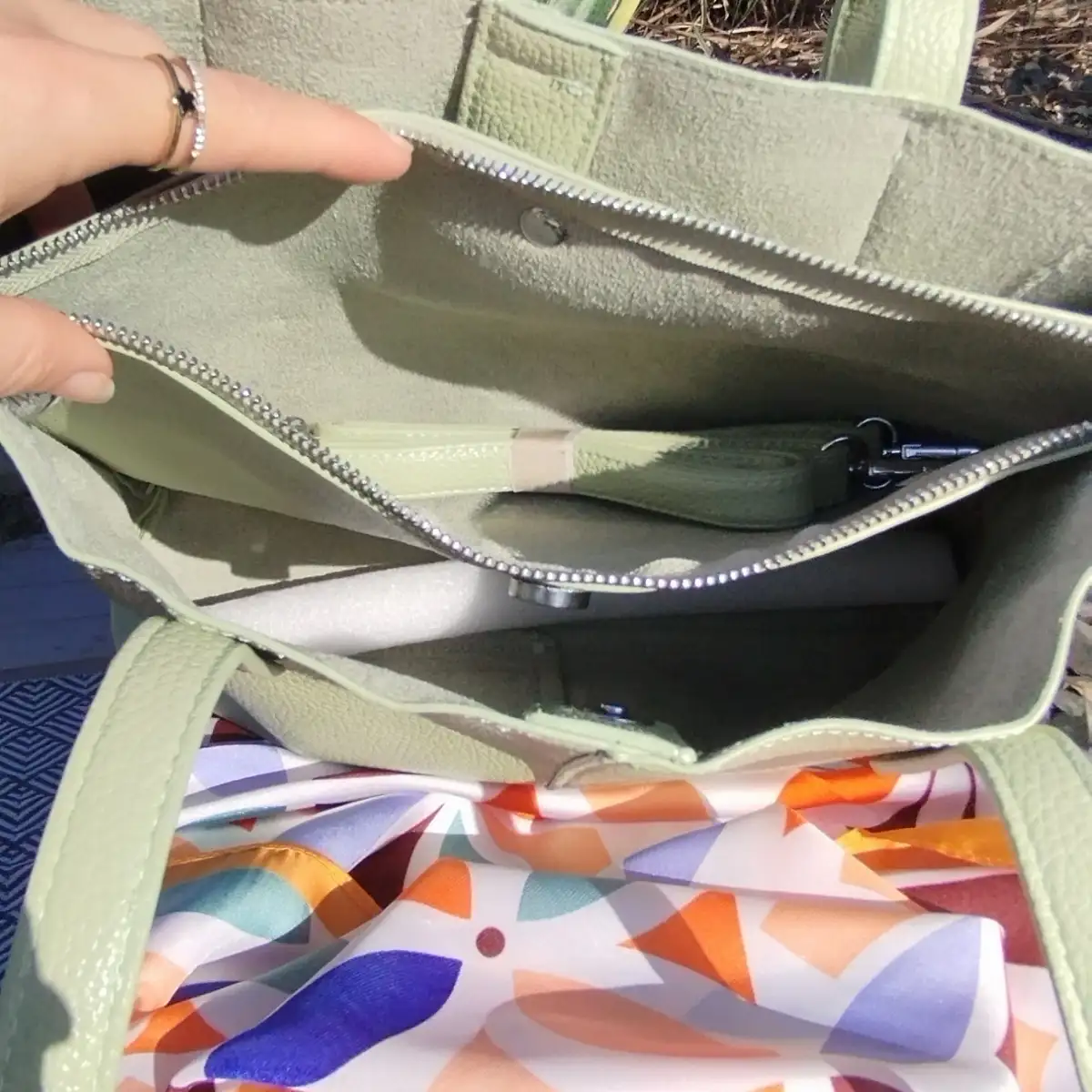 Sac vert amande
