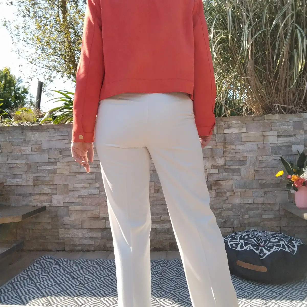 Pantalon beige clair