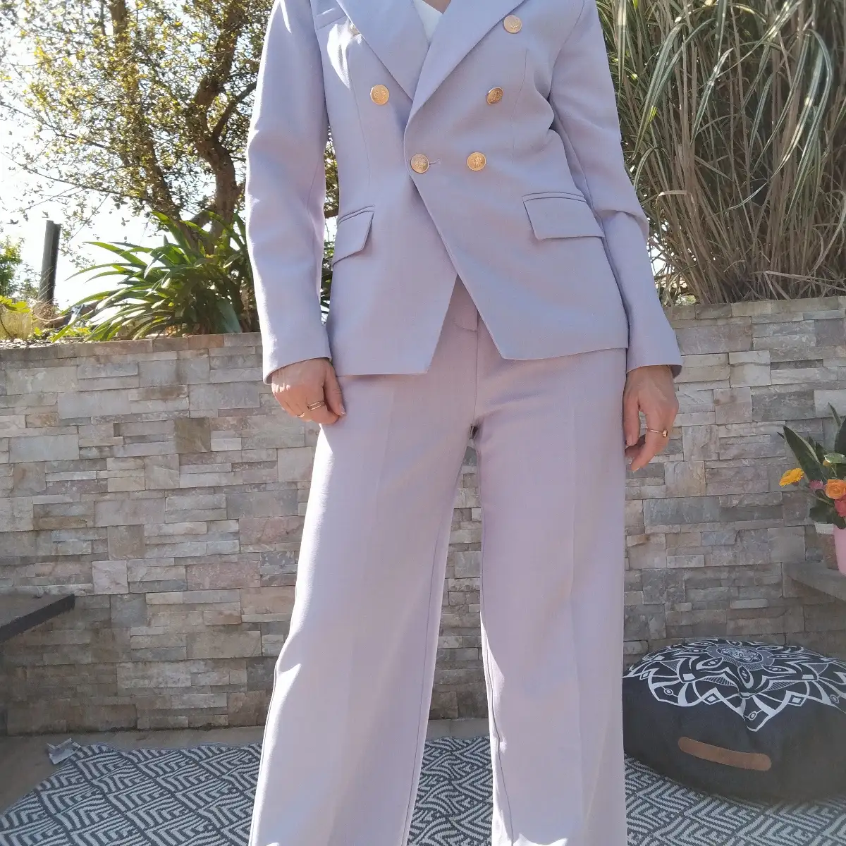 Veste blazer lilas