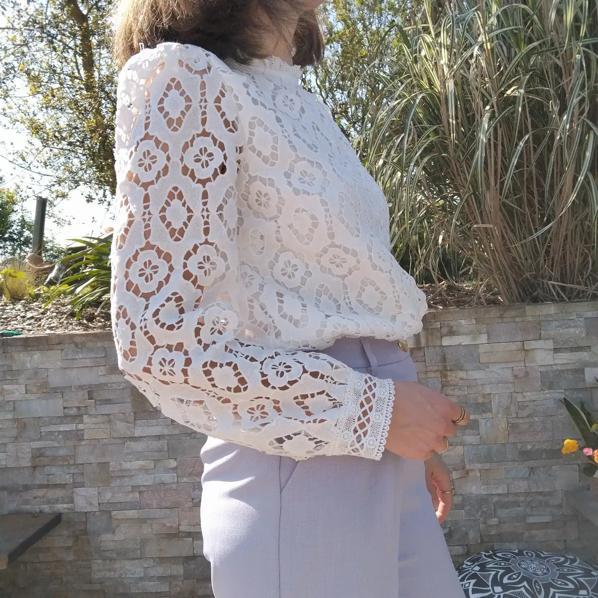 Blouse dentelle