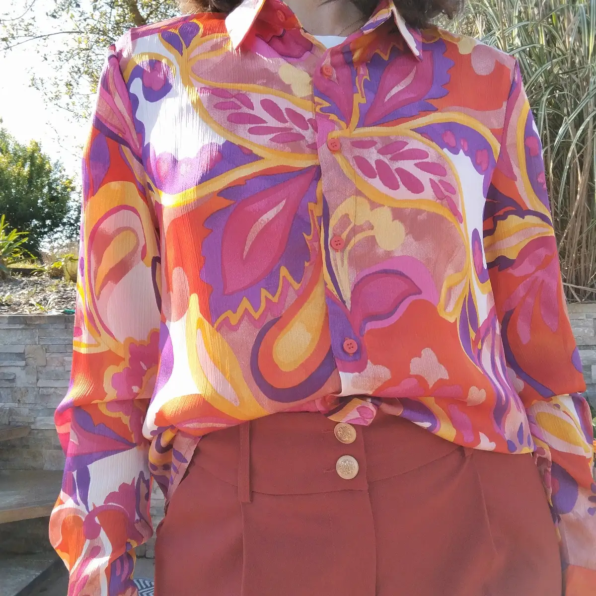 Chemise colorée