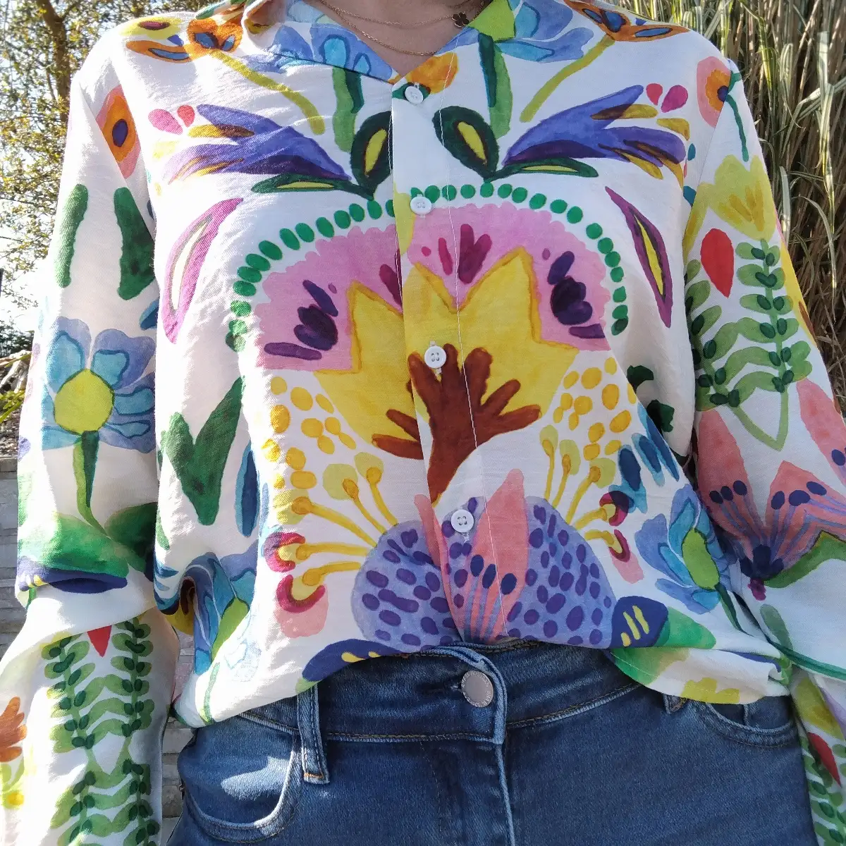Chemise colorée