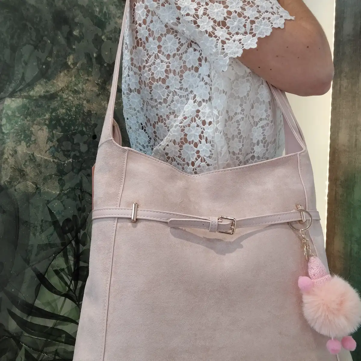 Sac rose pastel