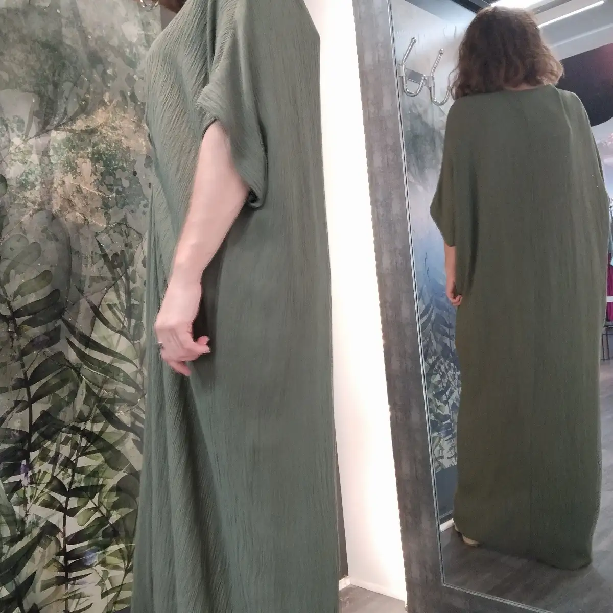Maxi robe kaki